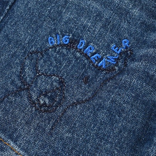 Infant Boys Denim rigid SHORT BIG DREAMER-Mid Blue