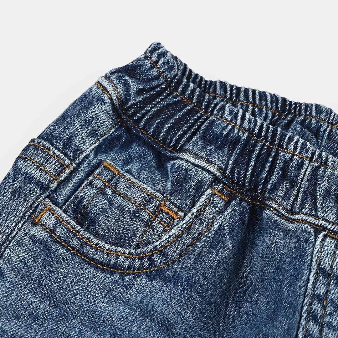Infant Boys Denim rigid SHORT BIG DREAMER-Mid Blue