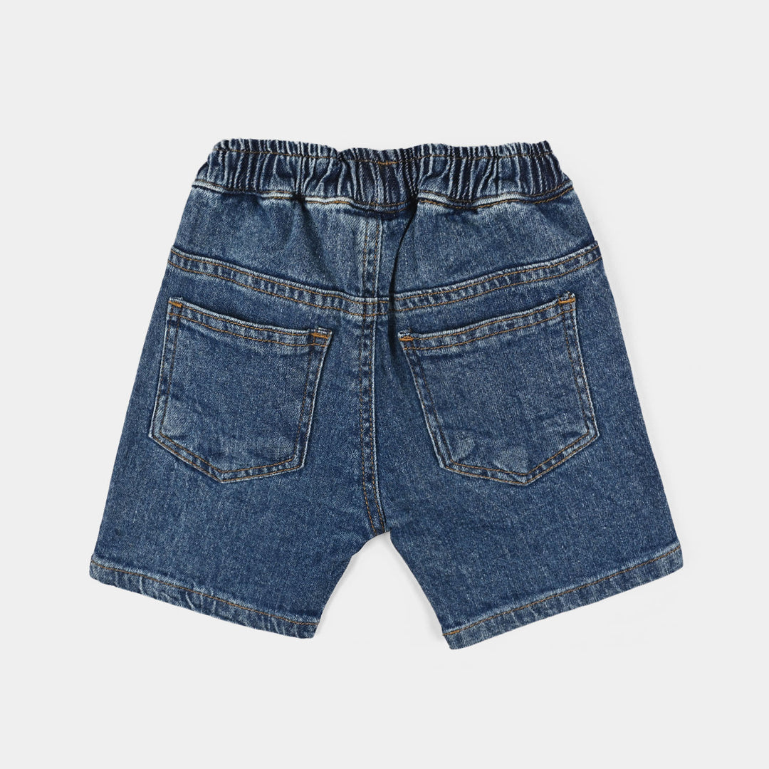 Infant Boys Denim rigid SHORT BIG DREAMER-Mid Blue
