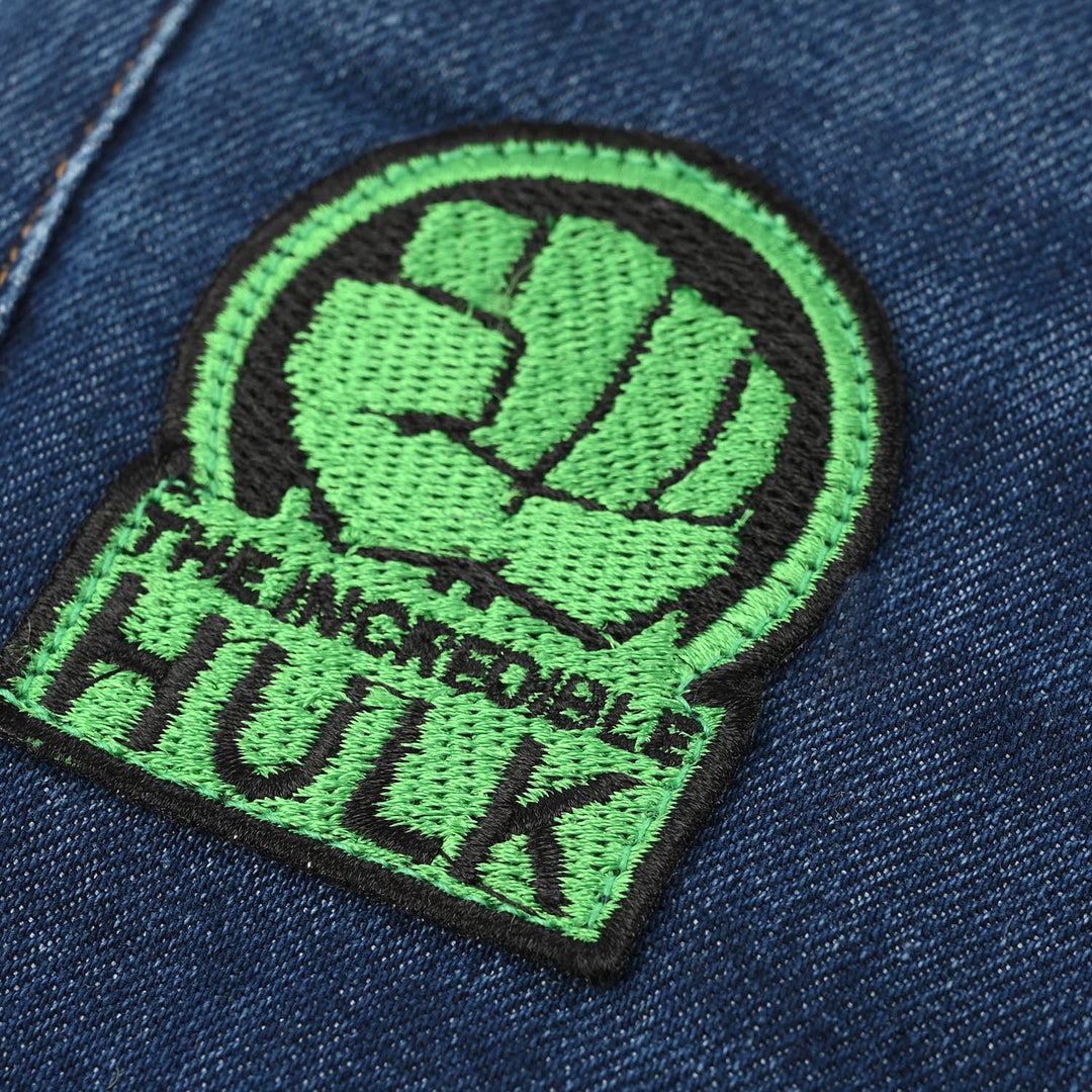 Boys Denim Rigid Shorts (Character) - Dark Blue