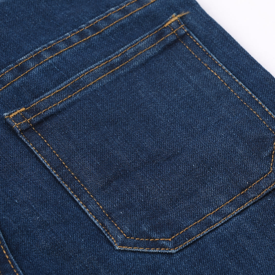 Boys Denim Rigid Shorts (Character) - Dark Blue