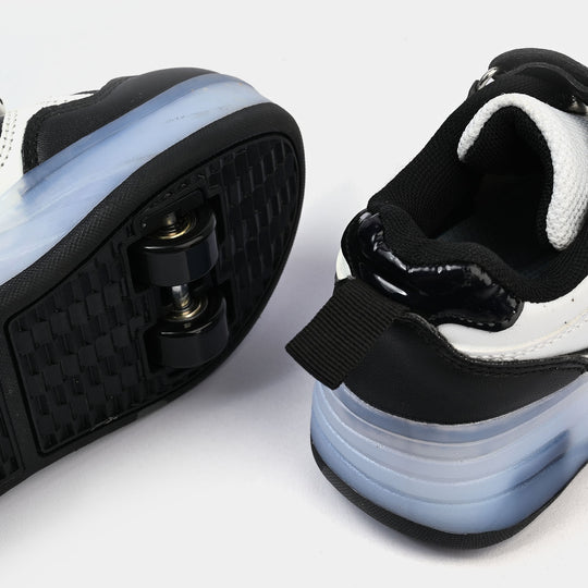 Roller Skate Walking Shoes With Four-wheel & Multi Lights