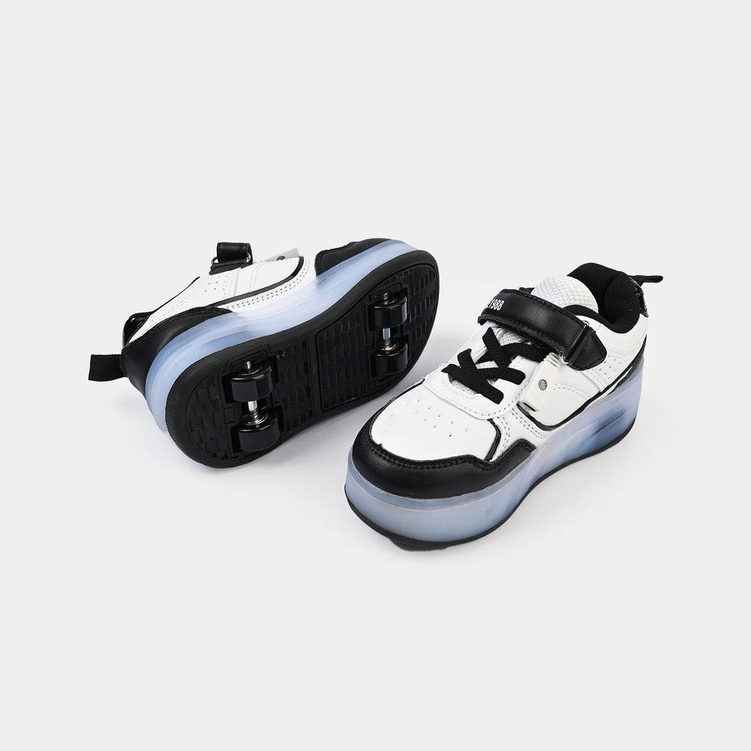 Roller Skate Walking Shoes With Four-wheel & Multi Lights