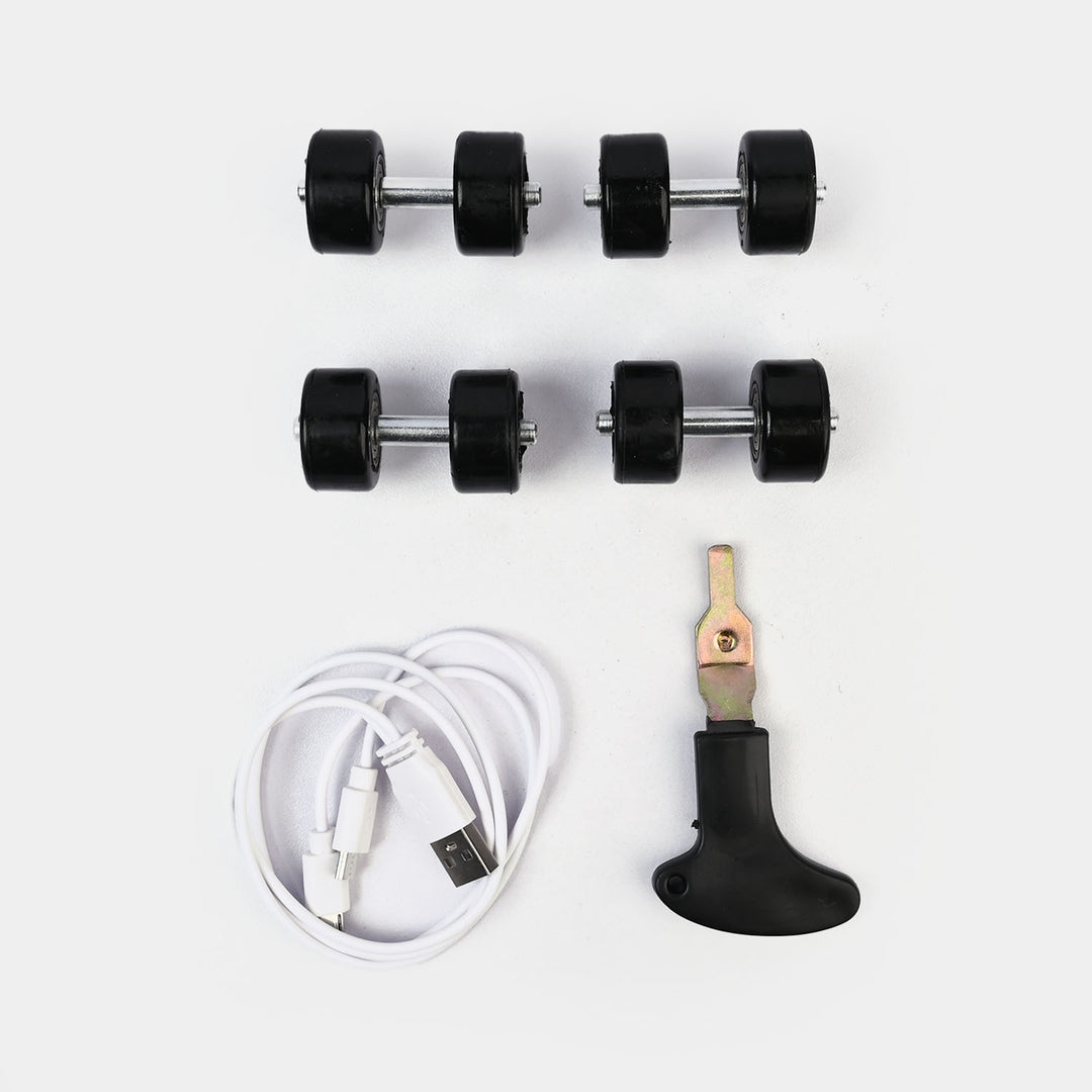 Roller Skate Walking Shoes With Four-wheel & Multi Lights