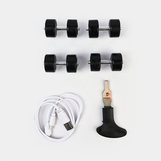 Roller Skate Walking Shoes With Four-wheel & Multi Lights