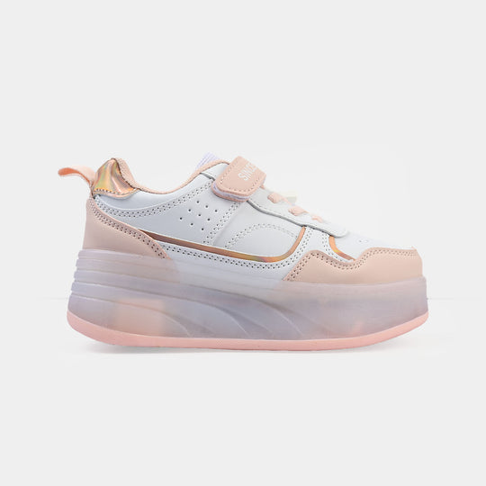 Roller Skate Walking Shoes With Four-wheel & Multi Lights