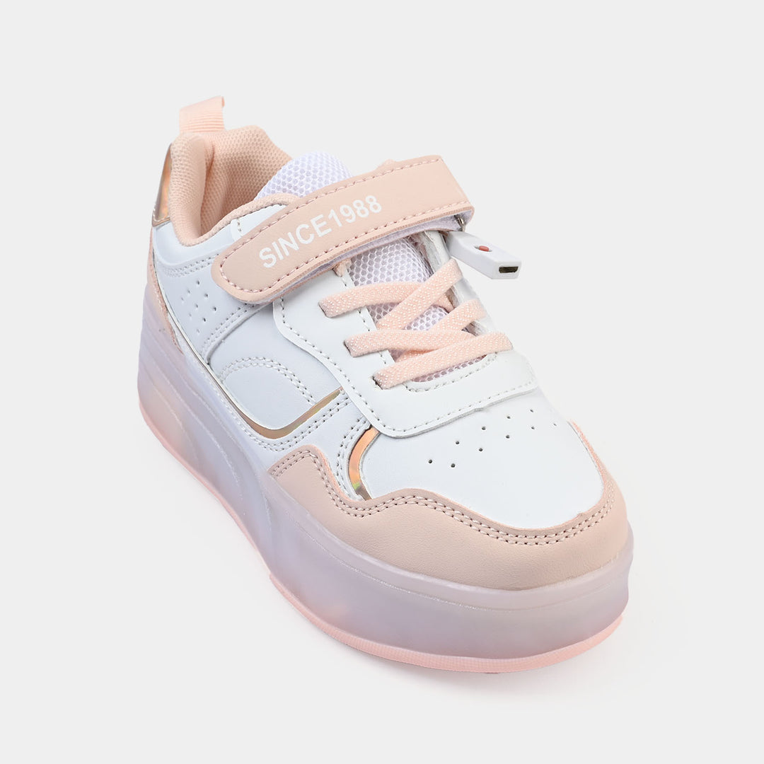 Roller Skate Walking Shoes With Four-wheel & Multi Lights