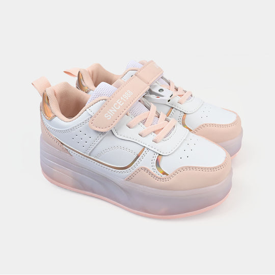 Roller Skate Walking Shoes With Four-wheel & Multi Lights