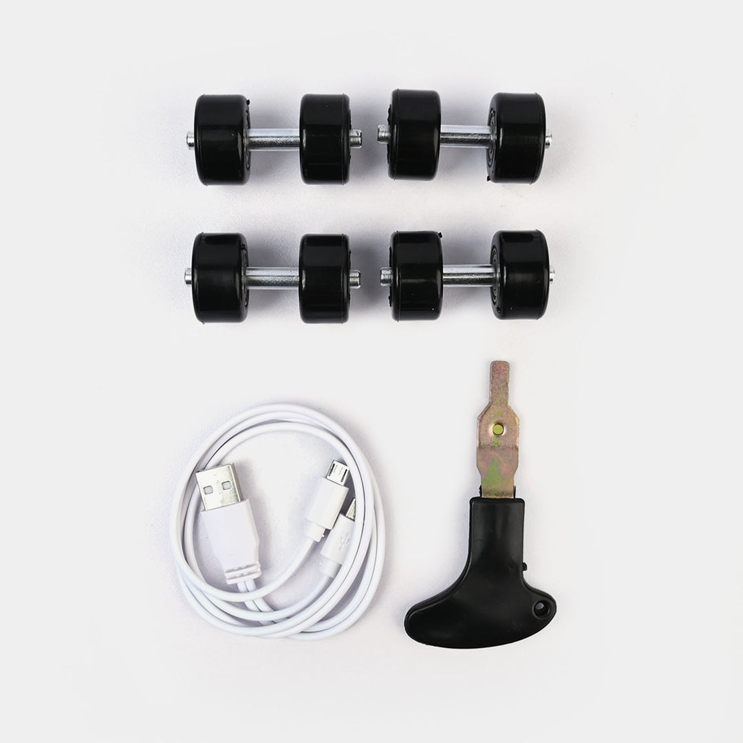 Roller Skate Walking Shoes With Four-wheel & Multi Lights