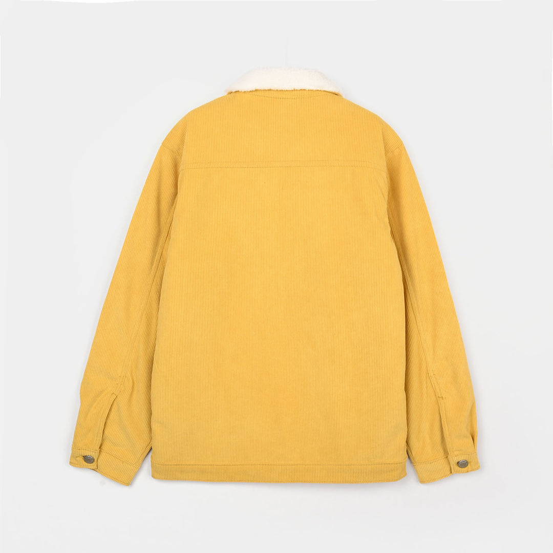 Girls Corduroy Jacket Outstanding-Yellow
