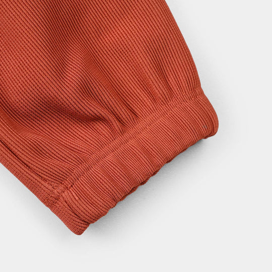 Boys Jacquard PAJAMA-ORANGE