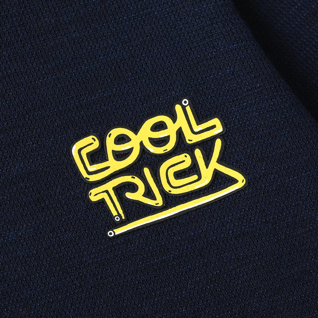 Boys Jacquard T-Shirt-NAVY