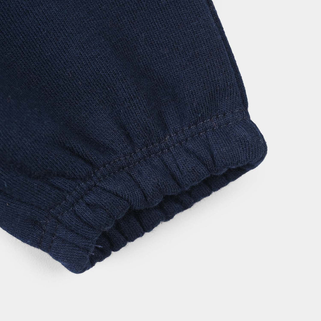 INFANT Boys Jacquard PAJAMA-NAVY