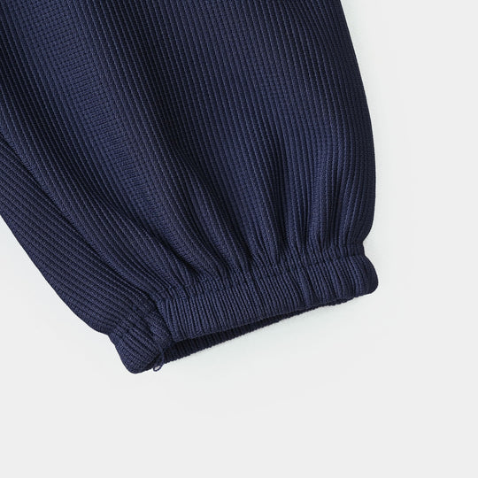 Infant Boys Jacquard PAJAMA-NAVY