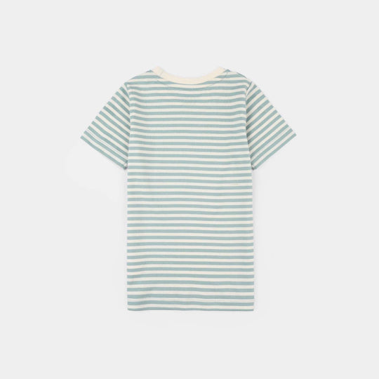 Infant Girls PC Jersey Night Suit SLEEP TIGHT-Blue.Glass