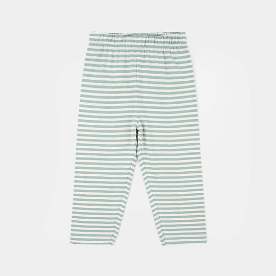 Infant Girls PC Jersey Night Suit SLEEP TIGHT-Blue.Glass