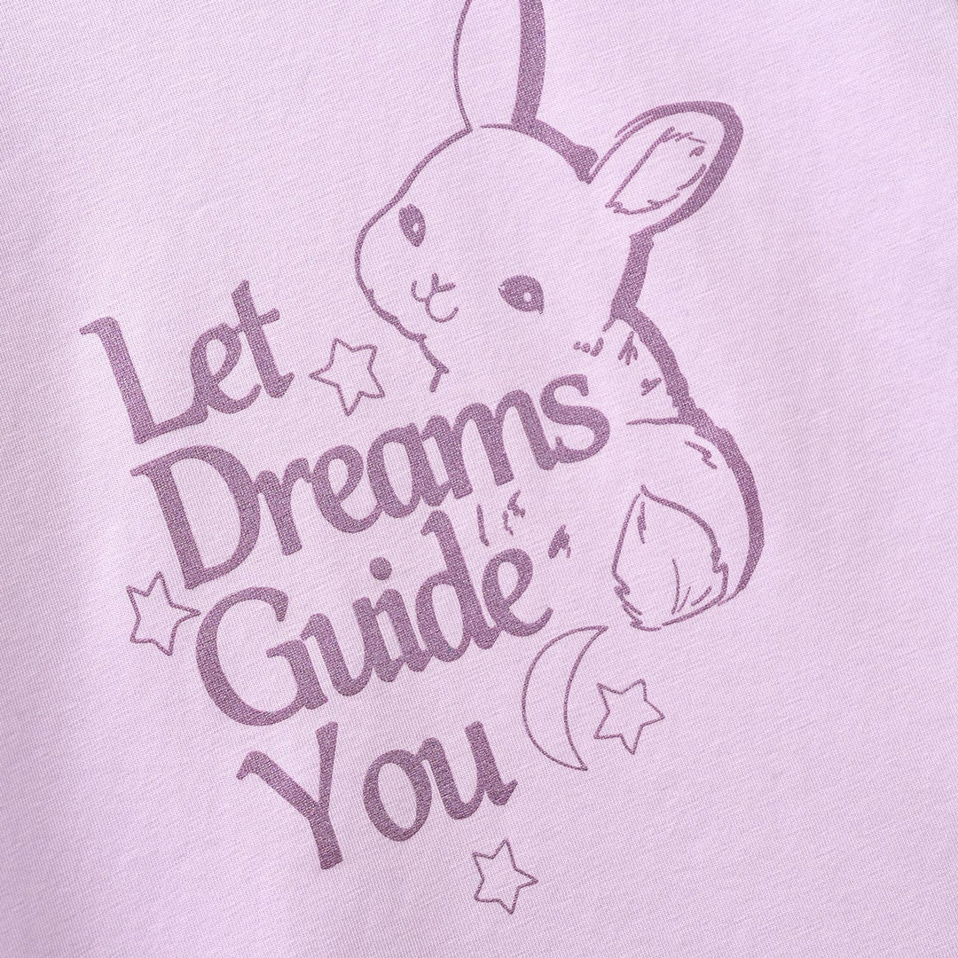 Infant Girls Poly Cotton Jersey Night Suit -Purple