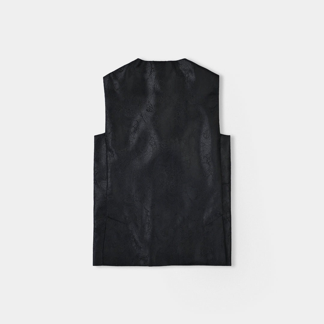 Infant Boys Poly Viscose 3 Piece Suit (Black Blended)