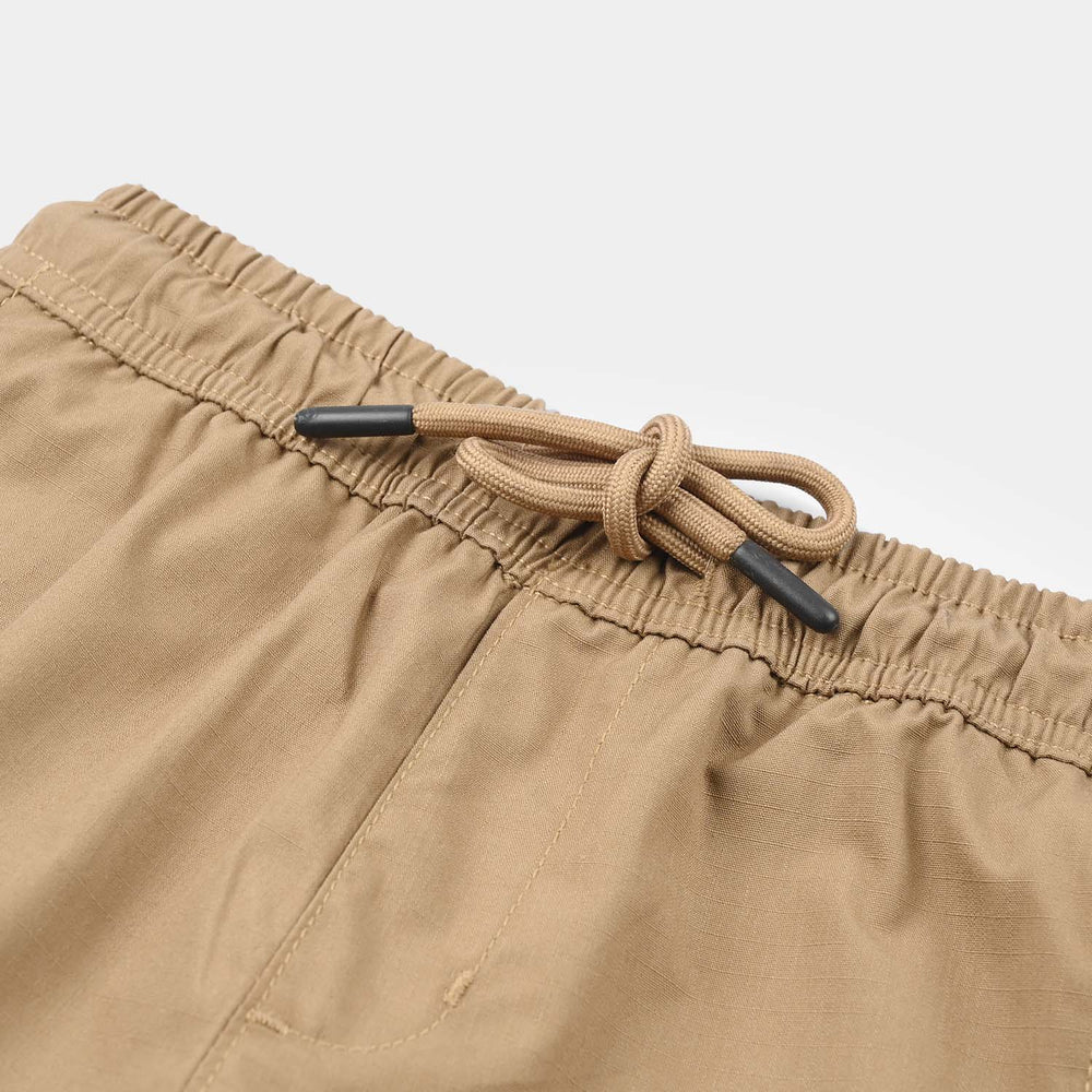 Boys Cotton Twill Shorts (SCATER WORLD) - Brown