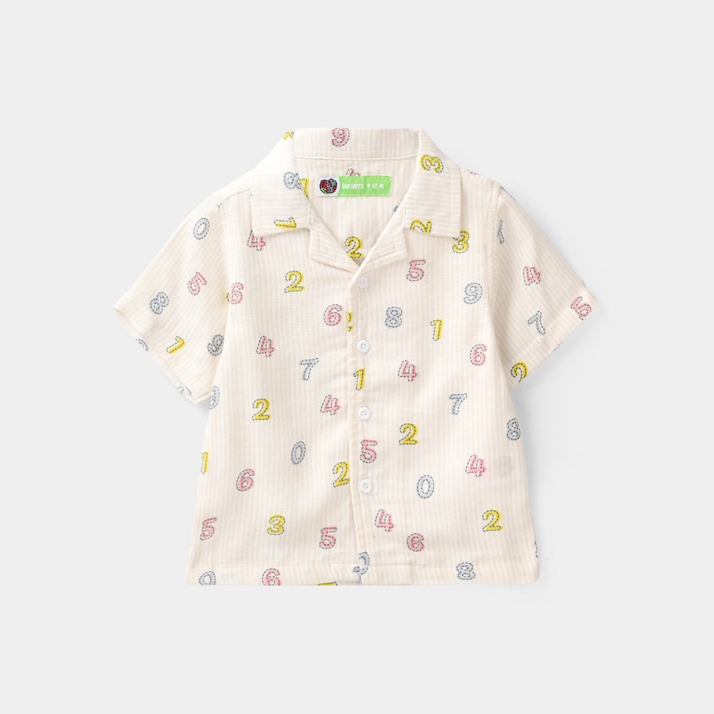 Infant Boys Viscose Nightwear - Off White
