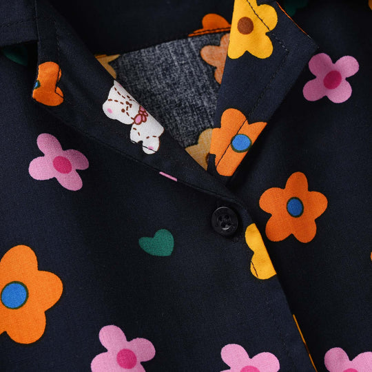 Girls Viscose Nightwear – Navy