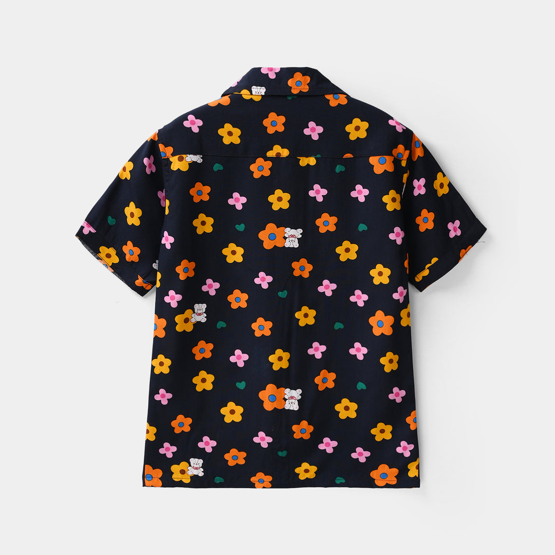 Girls Viscose Nightwear – Navy