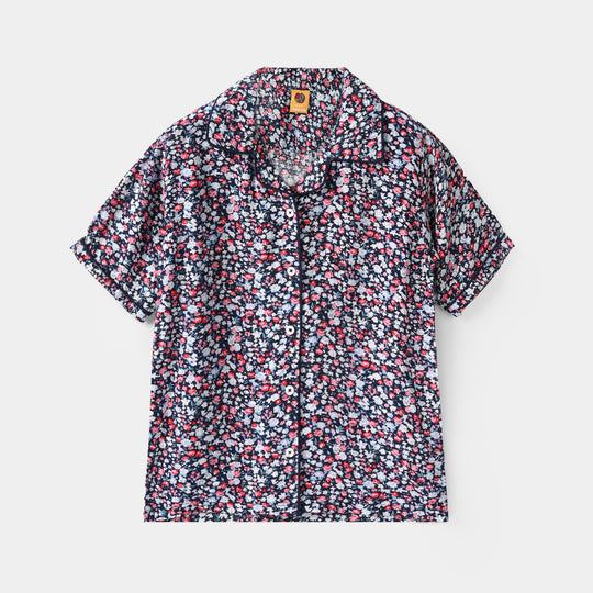 Girls Viscose Nightwear Floral - Multi