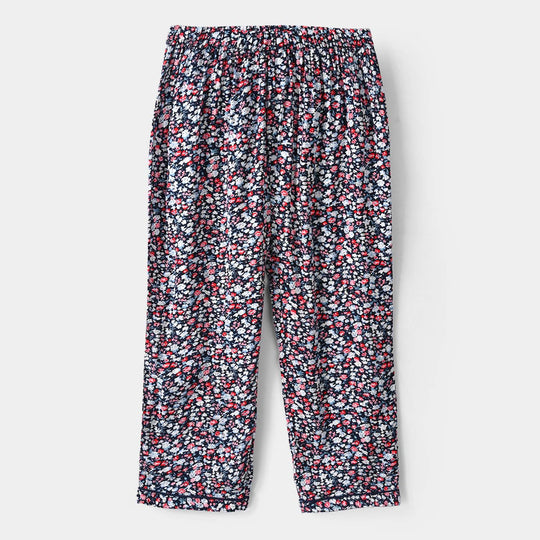 Girls Viscose Nightwear Floral - Multi