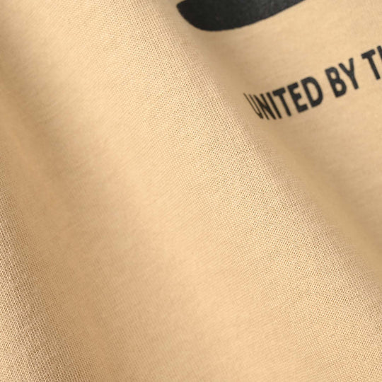 Boys Cotton Jersey T-Shirt (FOOTBALL) - Warm Sand