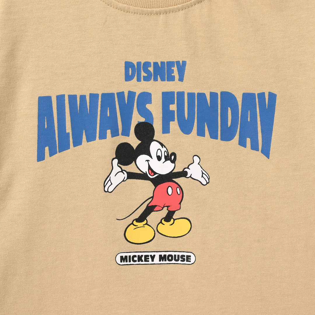 Infant Boys Cotton Jersey T-Shirt - Warm Sand