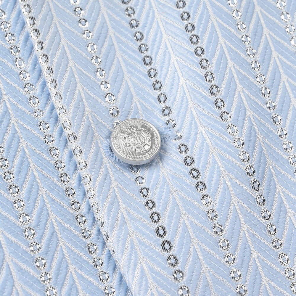 Infant Boys Poly Viscos Waist coat - Blue