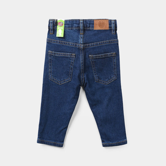 Infant Boys Denim Rigid Pants - Dark Blue
