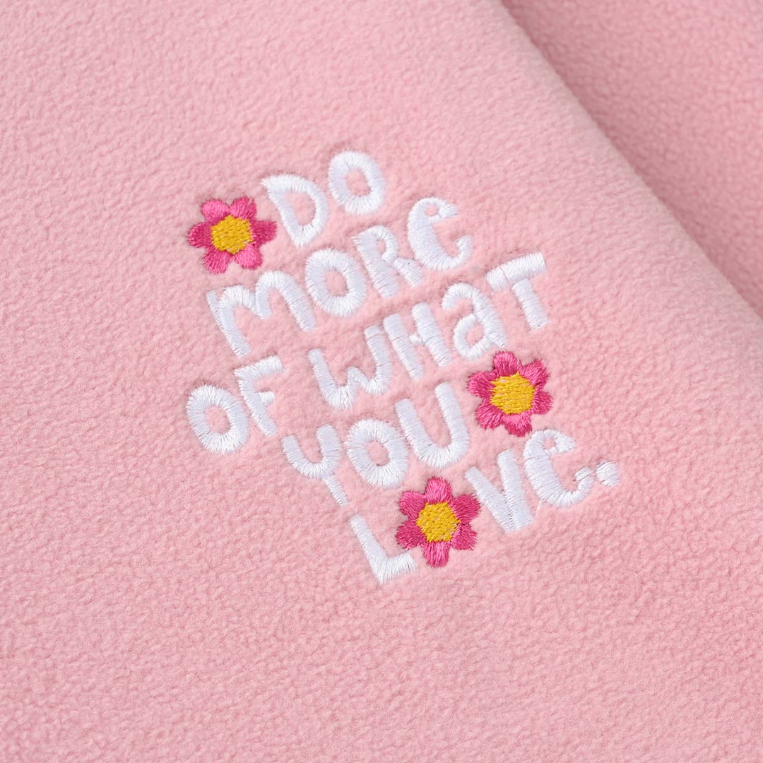 Girls Fleece 2 Piece Suit DO MORE-PINK