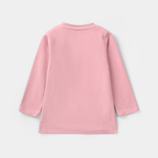 Girls Fleece 2 Piece Suit DO MORE-PINK