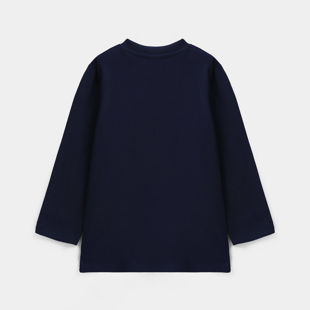 Boys Fleece 2 Piece Suit Game Over-NAVY