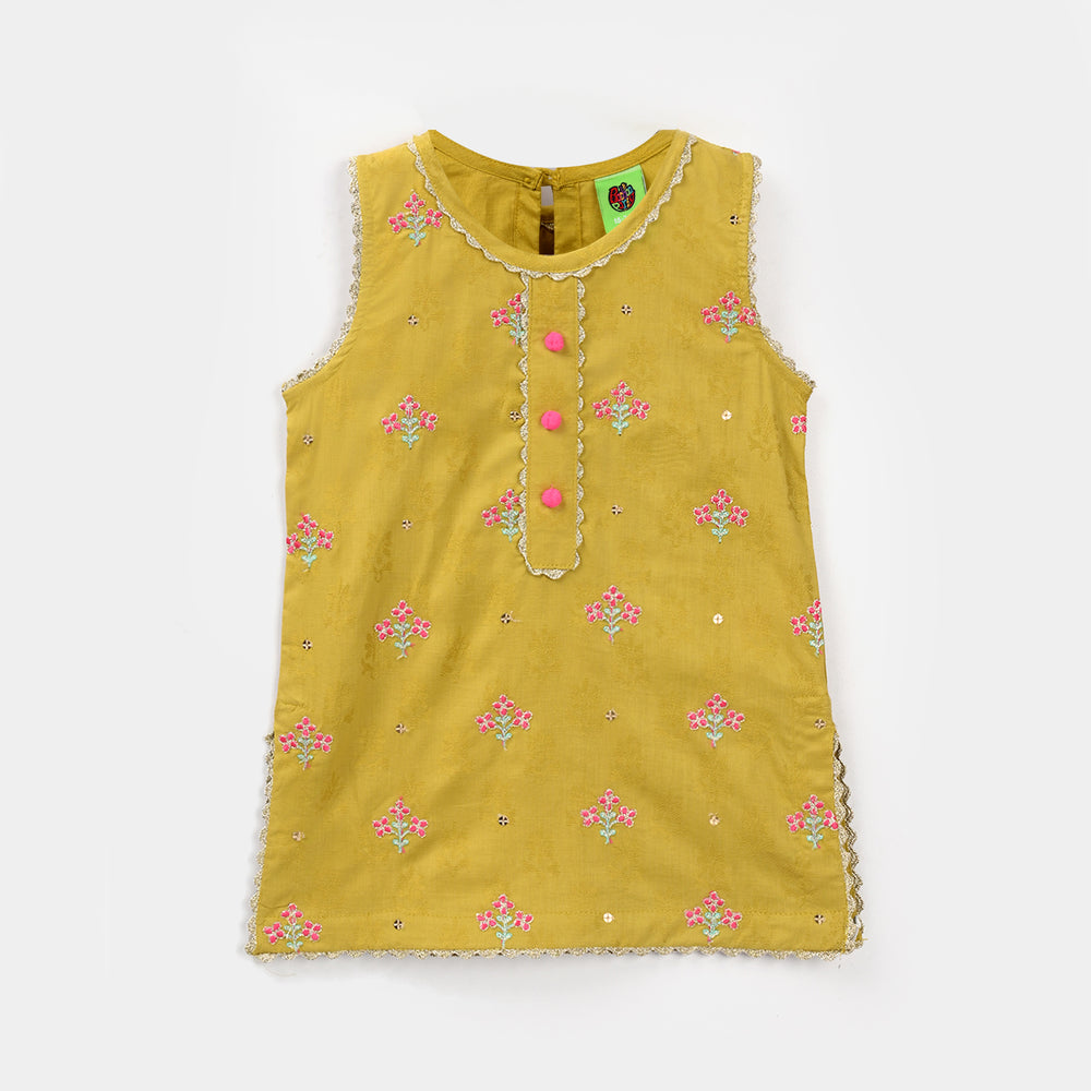 Infant Girls Jacquard 2Pcs Delight-Green