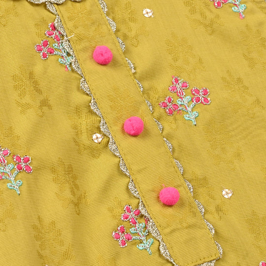 Infant Girls Jacquard 2Pcs Delight-Green