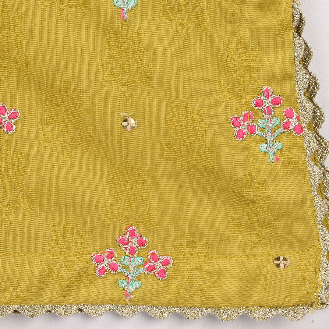 Infant Girls Jacquard 2Pcs Delight-Green