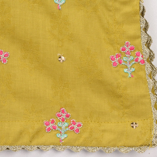 Infant Girls Jacquard 2Pcs Delight-Green