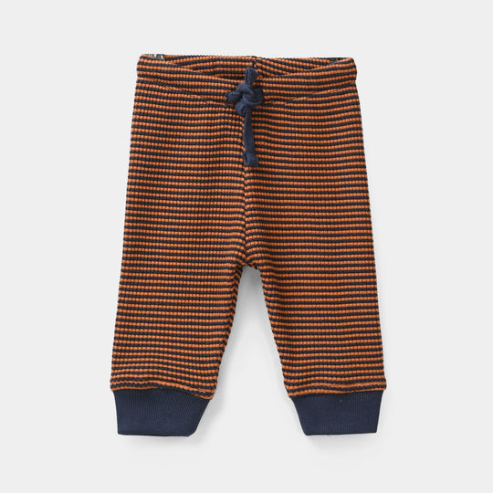 Infant Boys Jacquard Suit (Stripes) - Brown