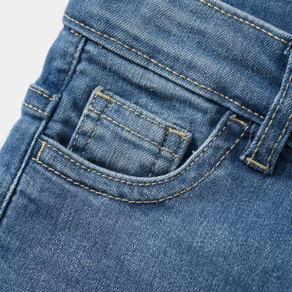 Boys Denim Viscose Pants Basic - Light Blue