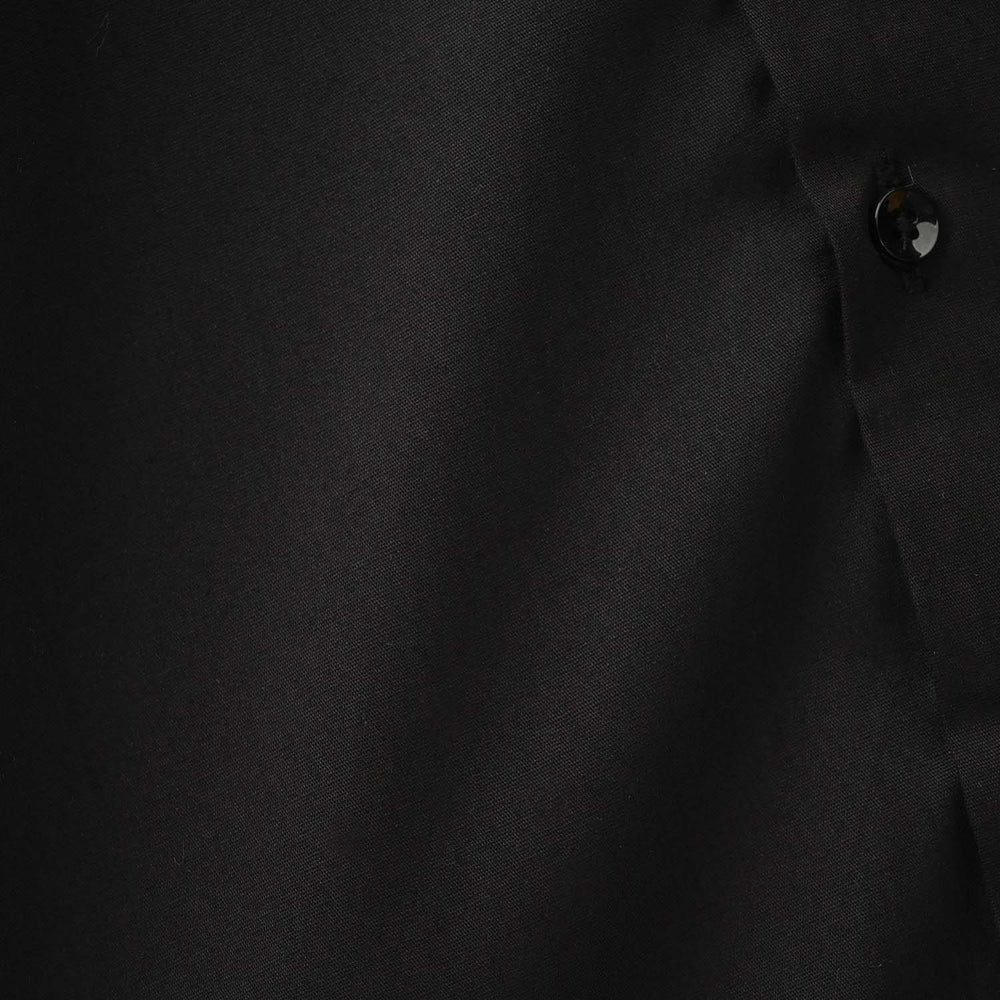 Boys Cotton Poplin Formal Shirt - Black