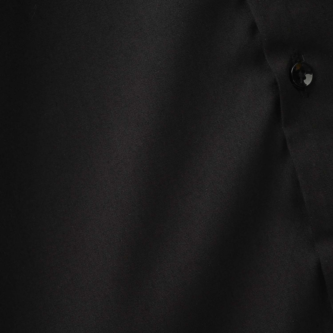 Boys Cotton Poplin Formal Shirt - Black