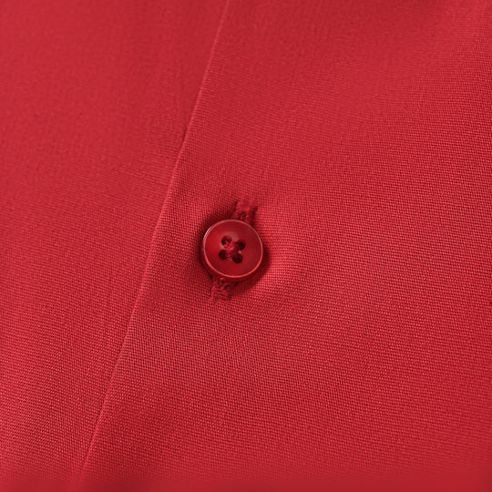 Boys Cotton Poplin Formal Shirt - Red