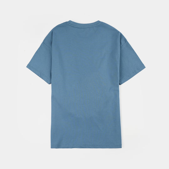 Boys Jersey/Terry T-Shirt (Bag) - Blue