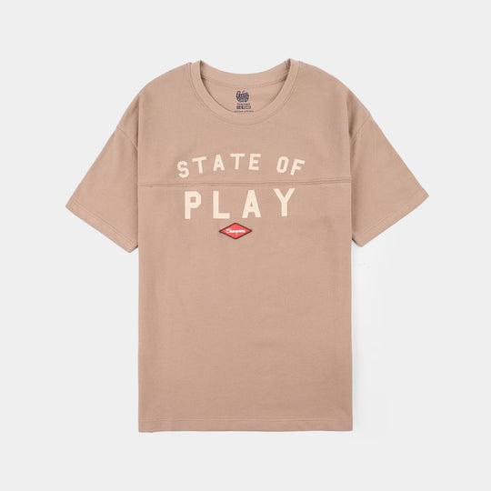 Boys Jumbo Pique T-Shirt - State of Play