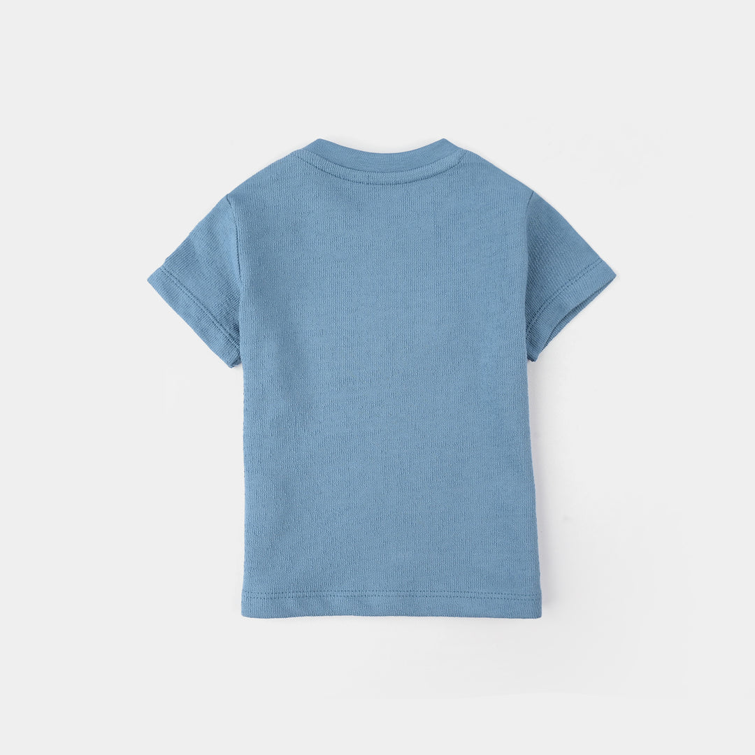 Infant Boys T-Shirt Smiley-Cyaneus