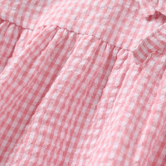 Infant Girls Cotton Casual Top - Pink