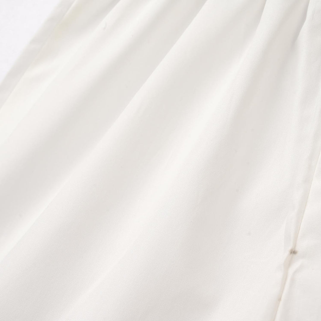 Girls Gharara Chata Patti - White