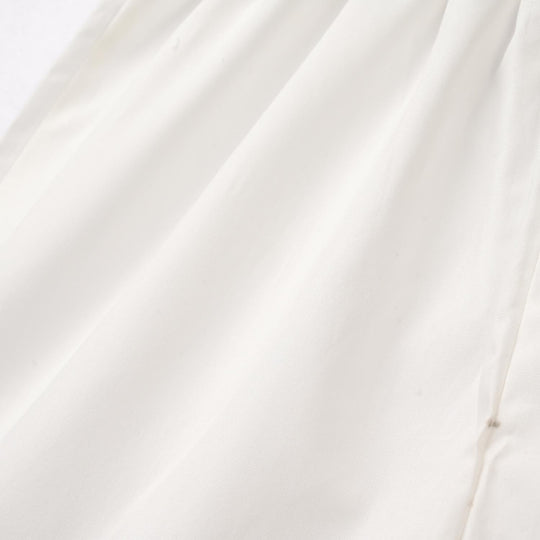 Girls Gharara Chata Patti - White